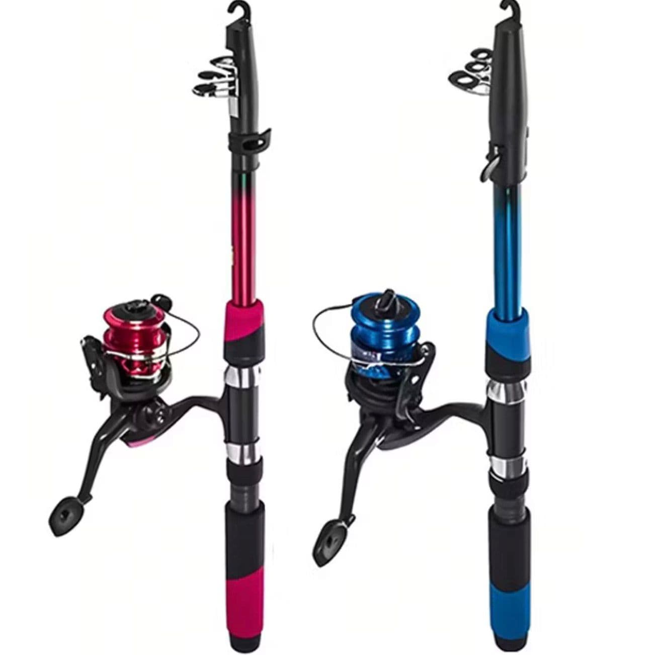 Kit 1-2 Varas De Pesca 60-120lbs Completo